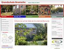 Tablet Screenshot of grundschule-bramsche.de